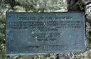 Original Bradbury Park dedication plaque