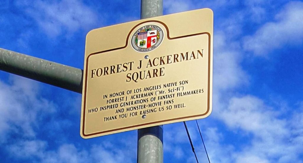 Ackerman Square corrected sign