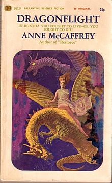 Cover of 1968 edition of Dragonflight.
