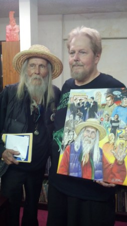 George Clayton Johnson and artist L.J. Dopp.