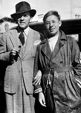 George Burns and Ray Bradbury.