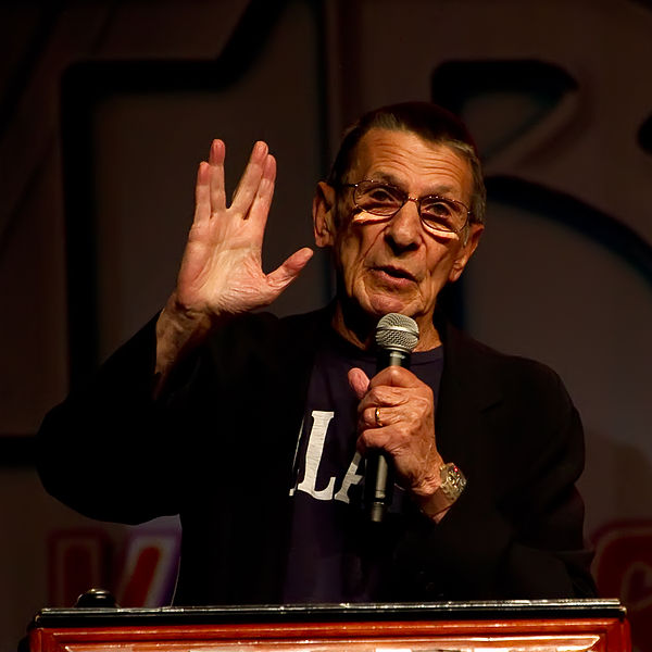 Leonard Nimoy (Spock) at the Las Vegas Star Trek Convention 2011. Photo by Beth Madison.