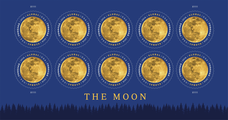 Moon stamps