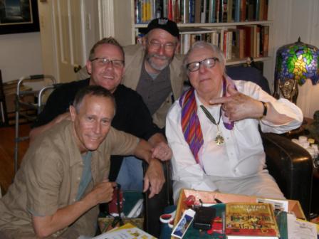 Jerry Weist, Sam Weller, Edward Summer and Ray Bradbury.