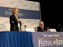 M. G. Lord introduces Bradbury at Festival of Books