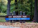 Ray Bradbury Park sign