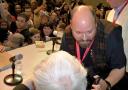 Ray Bradbury and Dave McKean at Comic Con 2009