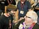 Joe Hill and Ray Bradbury at Comic Con 2009