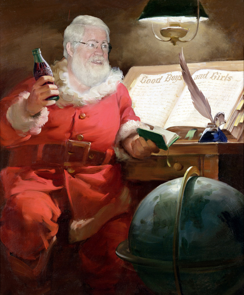 "Santa Mike" by Lynn Maudlin
