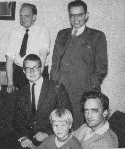 Roger Ebert seated beside Walt Willis (lower right). Photo via Fanac.org.