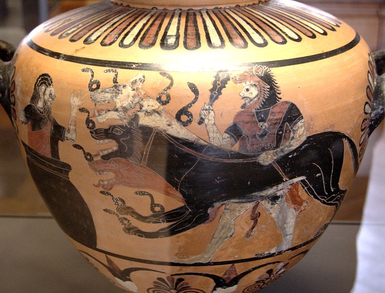 Herakles and Kerberos