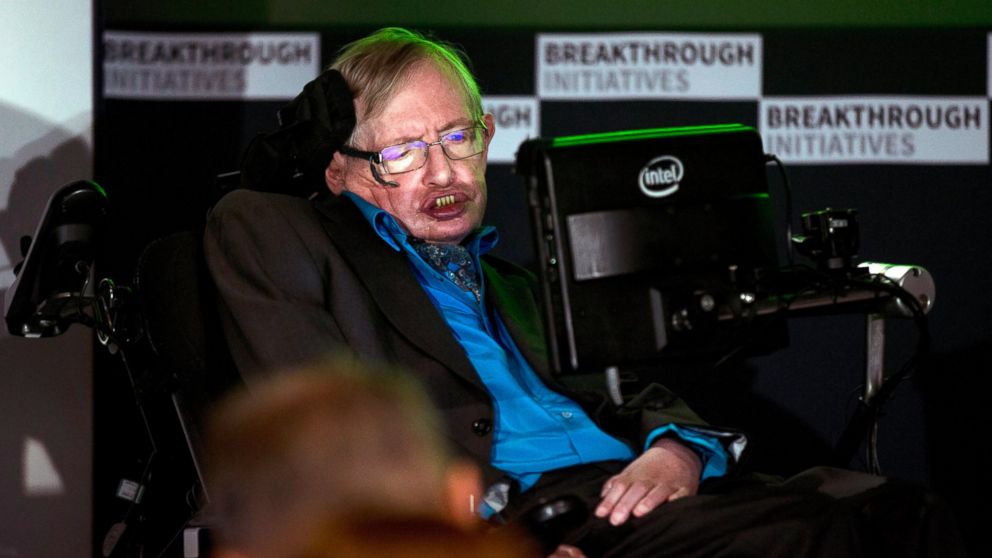 Stephen Hawking helps launch Breakthrough Initiatives.