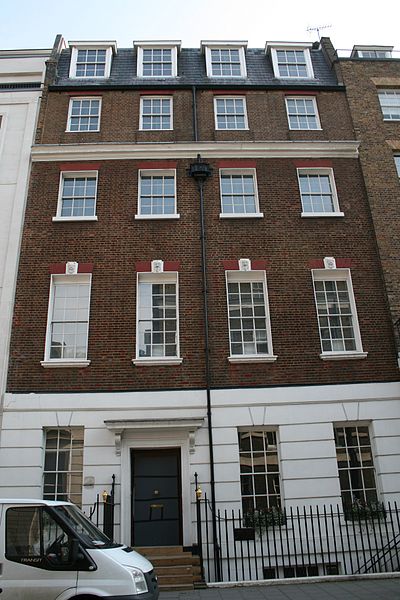 Apple Corps building at 3 Savile Row, site of the Let It Be rooftop concert.