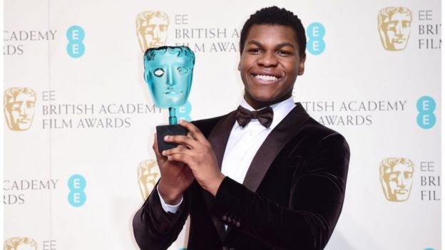 John Boyega's Rising Star award was the only one voted for by the public.