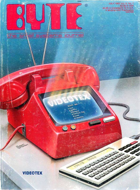 Byte videotext cover