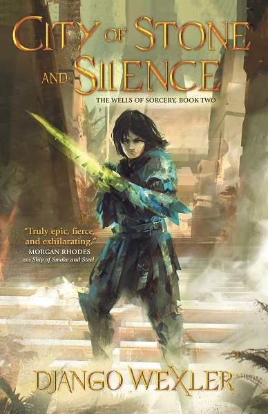 City of Stone and Silence by Django Wexler, art by Richard Anderson