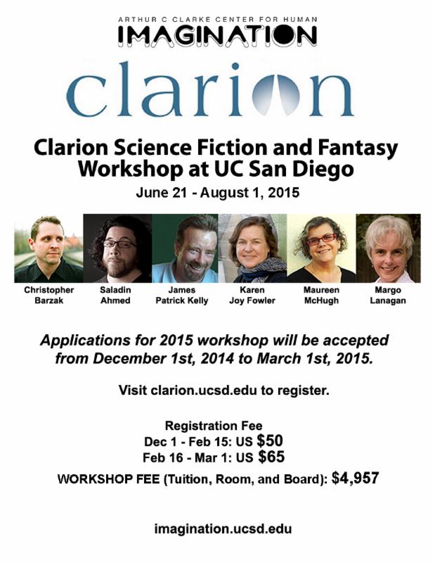 2015 Clarion Writers Workshop