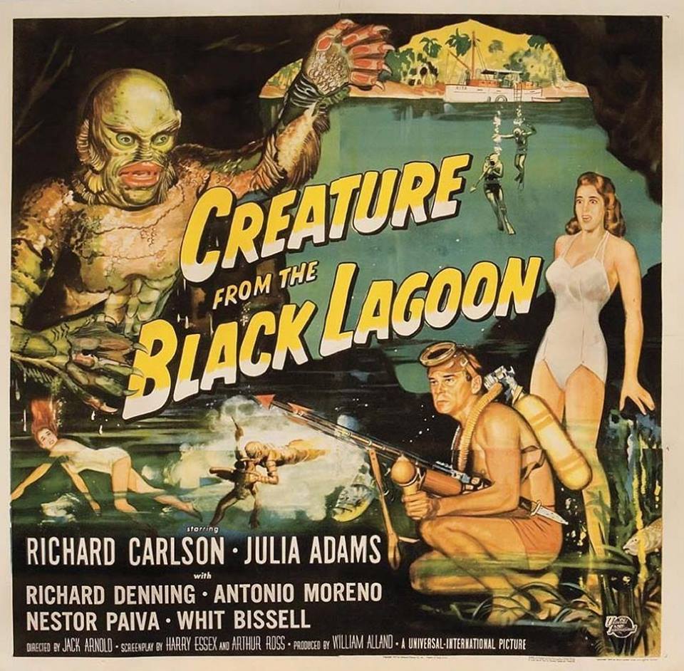 Creature from the black lagoon poster