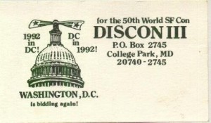 DC in '92 Worldcon bid card.
