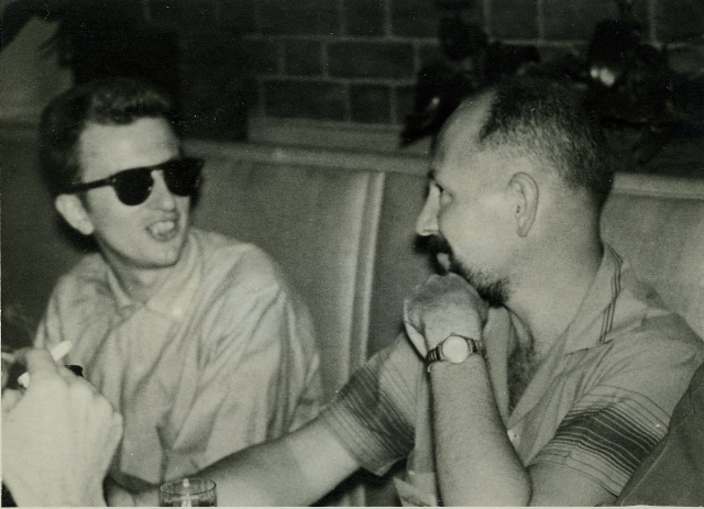 Dave Rike (R) and F.M. Busby (L) in 1958. 