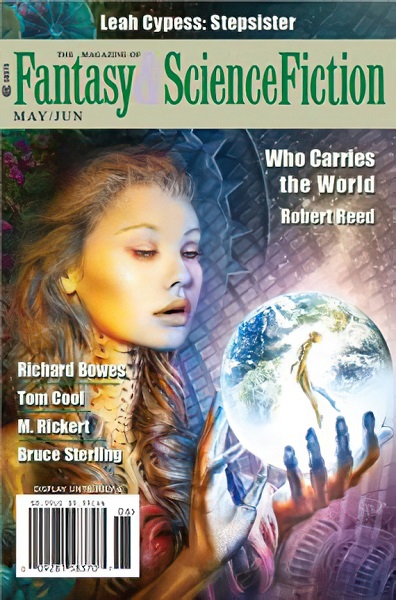 F&SF May-June 2020 edited by C.C. Finlay, art by Maurizio Manzieri