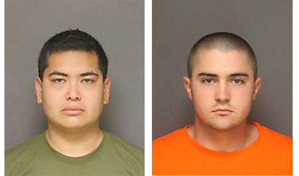 Frank Felix, 25, Sun Valley and Josh Acosta, 21, Fort Irwin, have been arrested in connection with the three murders that occurred September 25 in Fullerton. 