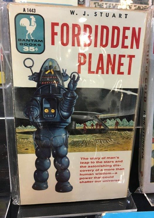 Forbidden Planet $50, movie tie-in
