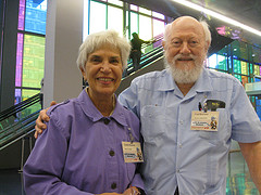 Fred and Cecilia Brammer at Anticipation. Photo (c) 2009 by Scott Edelman.