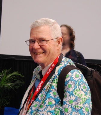 David G. Hartwell at BEA 2015. Photo by and (c) Andrew Porter.