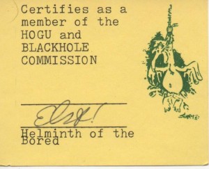 Hogu commission membership card