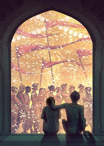 The Hundred Thousand Kingdoms by N.K. Jemisin, Subterranean Press, illustration by Reiko Murakami