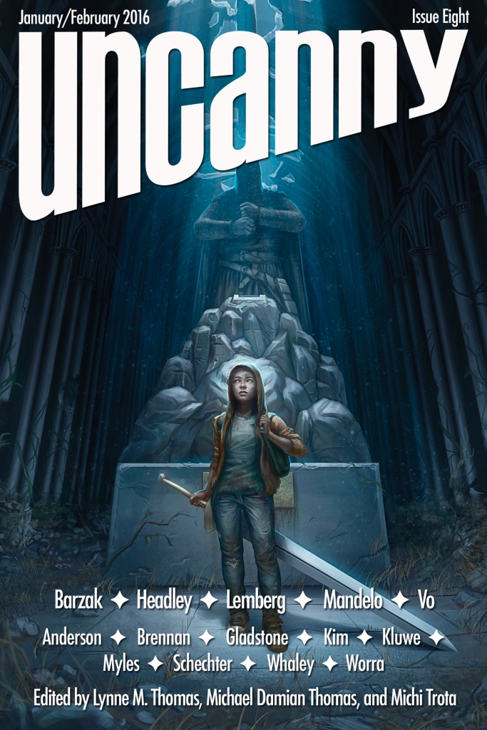 Cover of Uncanny #8 by Priscilla H. Kim.