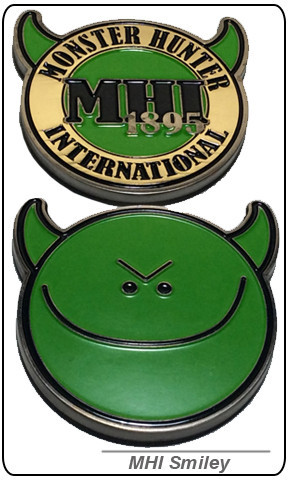 Monster Hunter International challenge coin