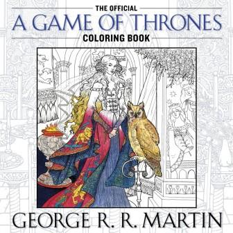 Official game of thrones coloring book cover COMP