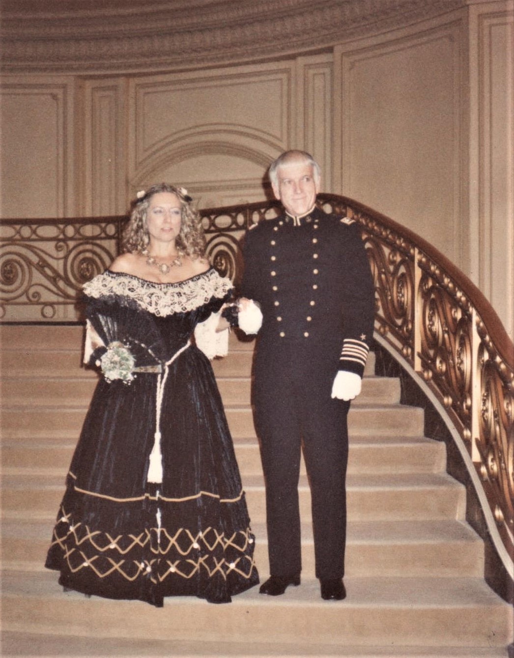 Paul & Neola on one of the rare occasions we could convince him to dress up in a historical costume for a Victorian Ball in San Diego.