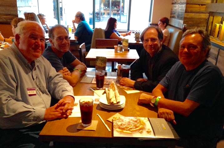 (L to R) Ed Hulse, Mark Trost, Jerry Beck, and Rick Scheckman.