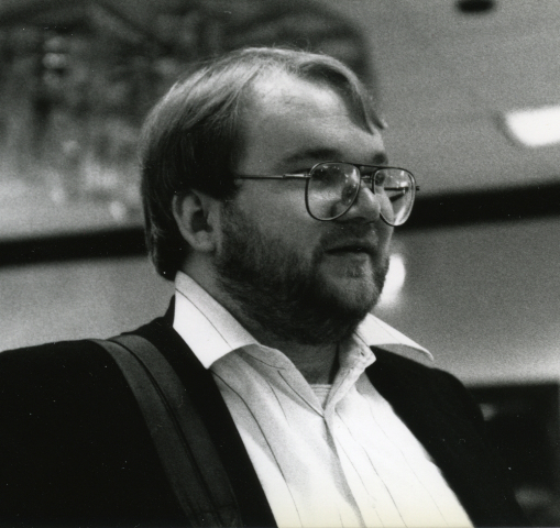 Alan Rodgers in 1990.Photo by and copyright © Andrew Porter. 