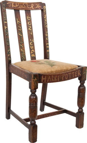 J.K. Rowling chair.