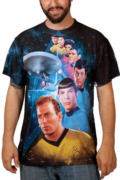 Star Trek faces Tshirt