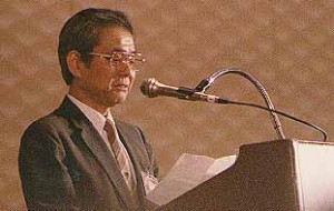 Takumi Shibano at Nolacon II in 1988. From the Fanac.org site.