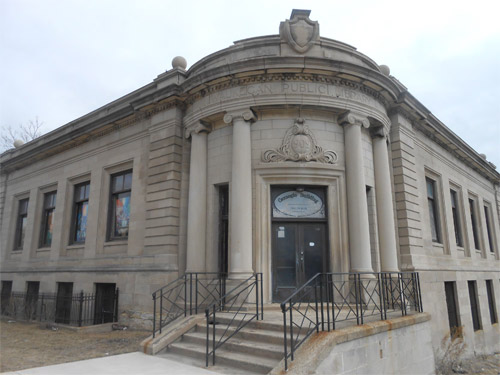 Carnegie Library building in Waukegan, IL.
