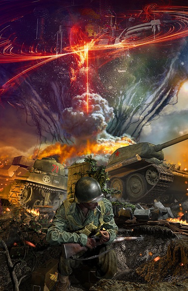 Weird World War III edited by Sean Patrick Hazlett, art by Kurt Miller