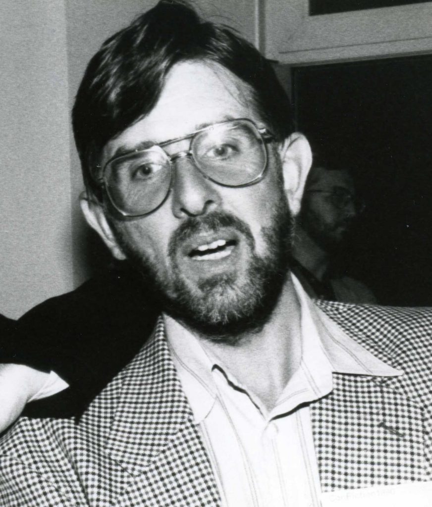 Weston at the 1987 Worldcon. Photo by and copyright © Andrew Porter