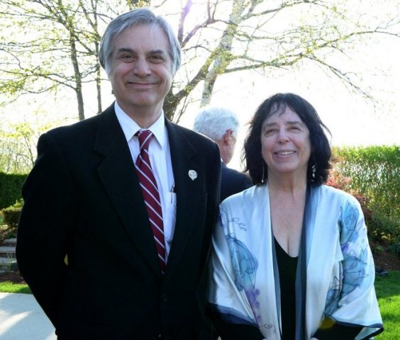 Paul Lambert, President, NEPR Foundation, with Jane Yolen.