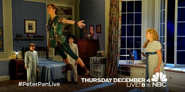 Allison Williams in Peter Pan.