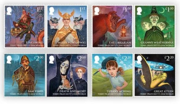 Stamps celebrate Terry Pratchett's Discworld saga - BBC News