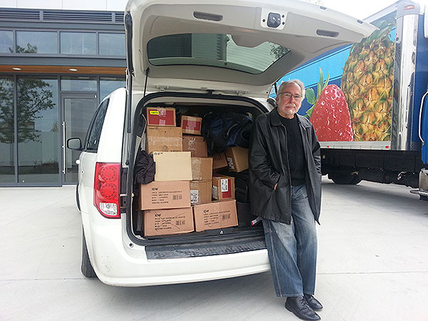 Peter Beagle, ready to hit the road.