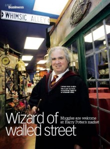 Stanley Goldin of Whimsic Alley as featured in Costco Magazine feature in 2006.