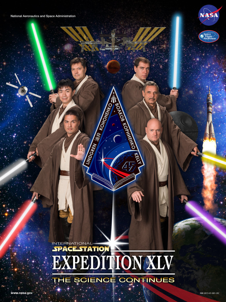 Lindgren is the Jedi on the front left.