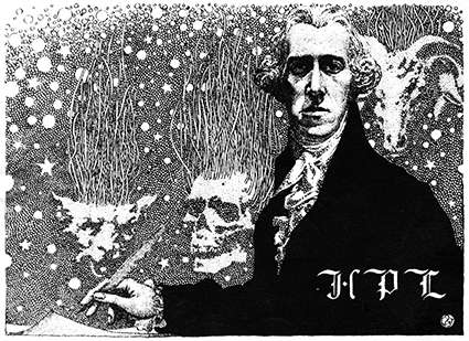 H. P. Lovecraft by Virgil Finlay